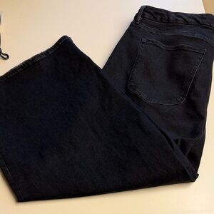 Good American Wide Leg Palazzo Jeans Size 22